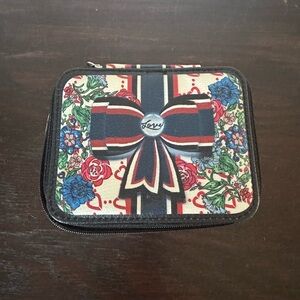 Brighton "Be Your Kind of Beautiful" Travel Jewelry Case with a Heart Pattern
